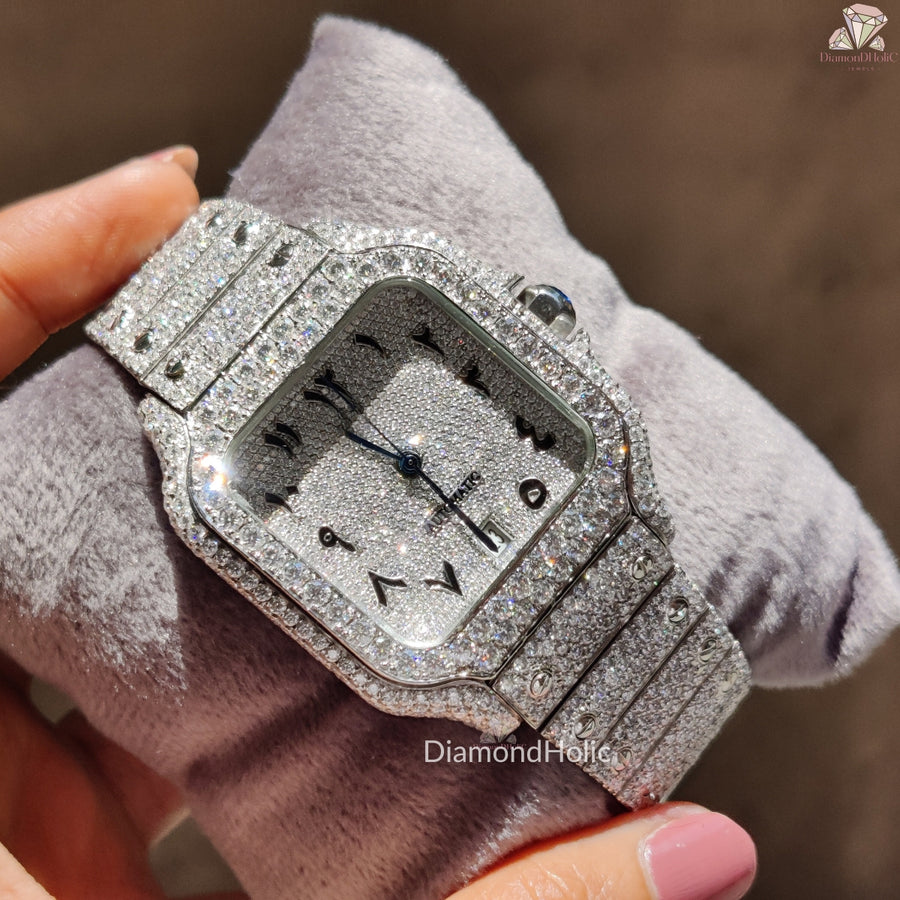 Moissanite Luxury Watch
