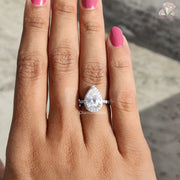 Designer Moissanite Diamond Ring
