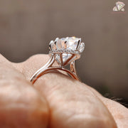 Hidden Halo Wedding Ring
