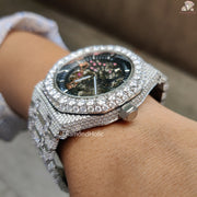 Luxury Moissanite Diamond Timepiece
