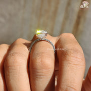 Cushion Cut Diamond Engagement Ring