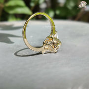 Diamond alternative ring
