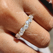 Zig Zag Diamond Setting Ring