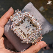 Unique Moissanite Watch for Him
