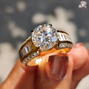 Brilliant Moissanite Engagement Ring
