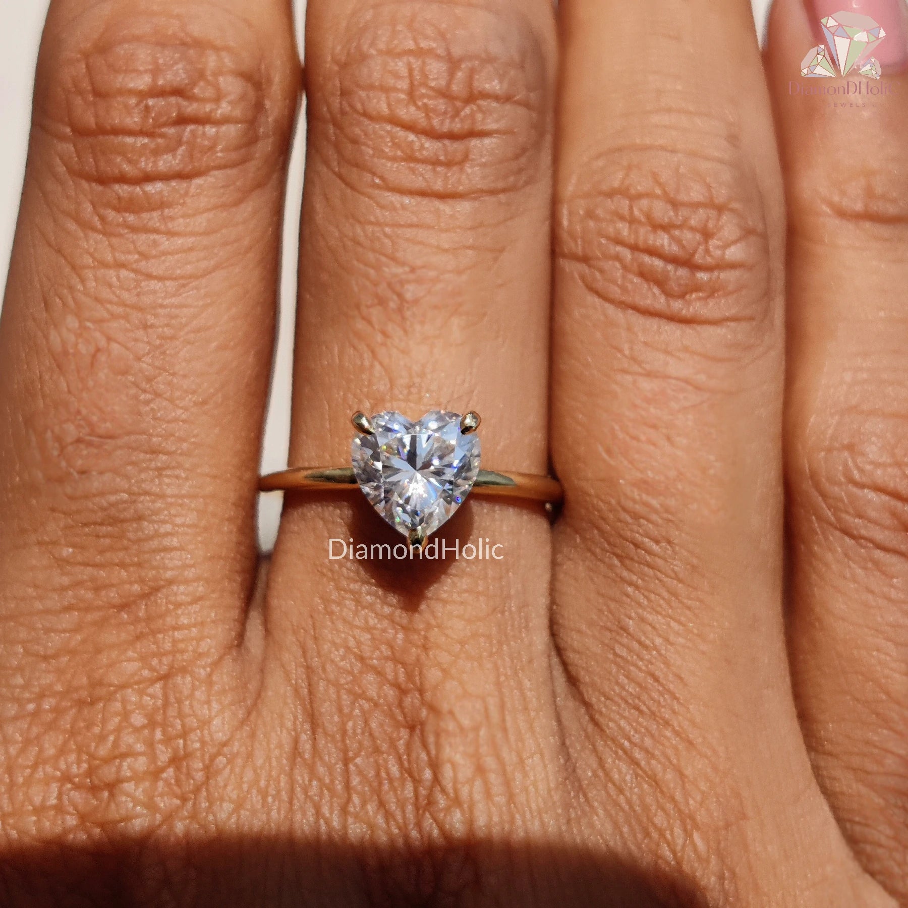 Solitaire Moissanite Ring
