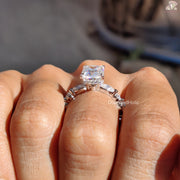 Luxury Moissanite Engagement Ring