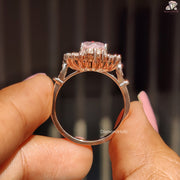 Romantic Halo Engagement Ring