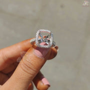 Unique Cushion Cut Ring