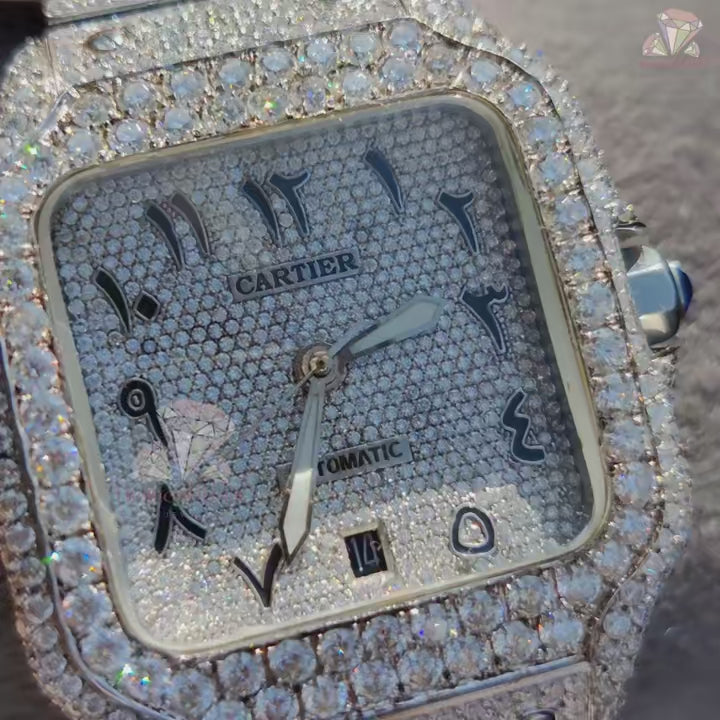 Luxury Hip Hop Men’s Diamond Watch
