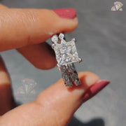 Dazzling Moissanite Engagement
