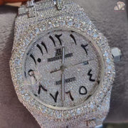 Stainless Steel White Diamond Watch
